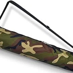 Panchtatava Full Zipper Yoga Mat Kit Bag, Exercise Mat Carry Bag with Broad Shoulder Strap-Military Green (Trendy Military Large Pattern, Military-Pack of 1)-image-14