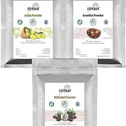 Idyah Reetha Amla Shikakai Powder For Hairs(Reetha 1KG,Shikakai 1KG, Amla 700 Grams) Family Pack of (2700 Gram)-picture-22