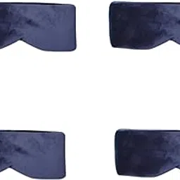 Samtrish Luxury Sleep Eye Mask for Travel, Meditation, Yoga, Naps | Super Soft Velvet | One Size Fits All | 99.9% Light Blocking Sleeping Blindfold. | Pack of 4-picture-18