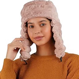 ketkar Unisex Men Women Russian Hat Trapper Bomber Warm Trooper Ear Flaps Winter Ski Hat Cap Headwear-picture-48