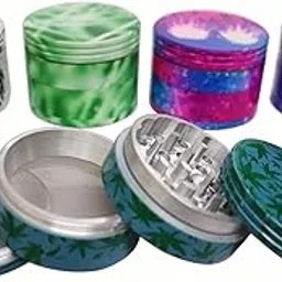 Green Apple Inc 42 MM Assorted Limited Edition Weed Crusher Round Grinder (Pack of 1)-picture-16