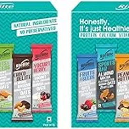 RiteBite Max Protein Nutrition Assorted Bar,375Gm (Choco Delite-1 * 40G, Yogurt Berry-1 * 35G, Peanut Butter-2 * 40G, Fruits & Seeds-2 * 35G, Nuts & Seeds- 2 * 35G, Sports Bar-2 * 40G) (Pack Of 20)-image-13