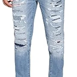 american eagle Men Blue Airflex+ Skinny Jean-picture-14