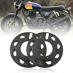 MIKANIX Carbon Finish Wind Design Front/Rear Pro Disc Wheel Cover 17 Inch Fairing Kit Compatible with RE Interceptor 650-picture-67