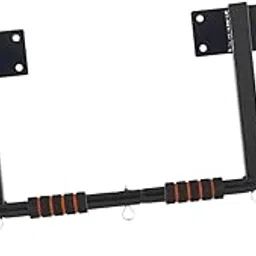 THE STYLE SUTRA Wall Mount Chin-up Bar Non-Slip Dip Bar for Indoor Upper Workout Adults Black-picture-16