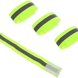The Style Sutra 2 Pairs Elastic Reflective Wrist Arm Ankle Bands for Running Jogging Cycling|Sporting Goods | Fitness Running & Yoga | Clothing & Accessories | Safety & Reflective Gear image 1