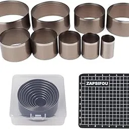 MERISHOPP 9Pcs Leather Circle Cutter Tool Set with Box Professional Round Cutting Dies|Crafts|Leathercrafts|Leathercraft Tools|Other Leather Tools-image-59