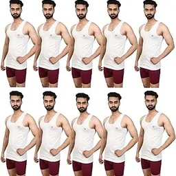 need R.N. Parker Ribbed Men's Soild Cotton Sleeveless Regular Fit Combo Vest-picture-34
