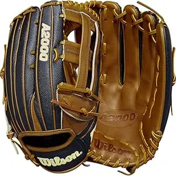Wilson 2022 A2000 SP14SS 14" Slowpitch Softball Glove - Left Hand Throw, Black/Saddle Tan-image-5