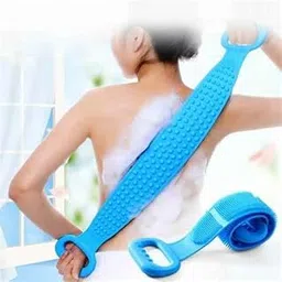 Silicone Body Back Scrubber, Double Side Bathing Brush for Skin Deep Cleaning Massage, Dead Skin Removal Exfoliating Belt for Shower-picture-40