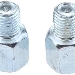 ATORSE 2xMotorcycle Rearview Mirror 8mm Postive to 10mm Postive Thread Adapter Screw-image-5