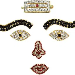 MOONPLUS Gold Plated Face of God Wall Decorative Piece-image-58