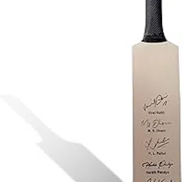 Frixan Miniature Bat Indian Cricketer Printed Autograph (Not Original) for Show Piece and Gift Purpose Souvenir Bat (They Can't Be Used for Paying Cricket) - Wood-image-26