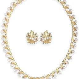 shining diva fashion Latest Stylish Design Fancy Necklace Jewellery Set for Women (16468s)-picture-40
