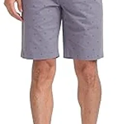 parx Men's Print Pattern Resort Fit Cotton Blend Flat Front Casual Shorts-picture-20