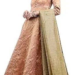 vishudh Women's Dress & Dupatta Set | Ready-to-Wear Indian Outfit for Women | Coordinate Fashion for Indian Celebrations-picture-46