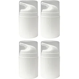 Myoc Airless Pump Bottle for Creams & Serums – 50ml (Pack of 4) | Refillable Travel-Friendly Cosmetic Container for Lotions, Gels, Ointments & Skincare Packaging-picture-56