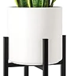 Metal Flower Pot Stand, Black, standard-image-26