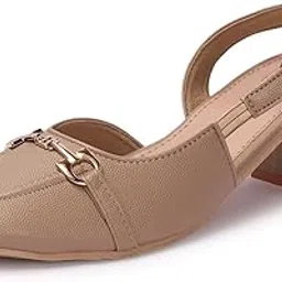 Women’s t strap Toe Block Heel Fashion Sandals with Non Slip Sole For Women & Girl-image-90