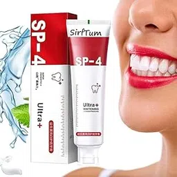 SP-4 Probiotics SP-4Toothpaste-Ultra Brightening Toothpaste Advanced Whitening-Fresh Breath Whitening Toothpaste -Teeth Whitener Toothpaste, Natural Tooth Whitener-30 GM-picture-64