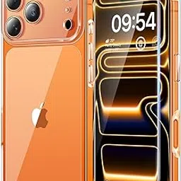TAURI for iPhone 17 Pro Max Case 6.9" with Screen Protector, Camera Lens Full Protection, Military-Grade Protection, Shockproof Transparent Back Bumper Phone Cover - Clear-picture-10
