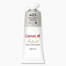 Camel Oil Colour 120ml 423 Titanium White-picture-53