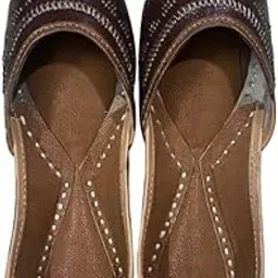 BM SHIKHA TRADERS women's Designer Punjabi Jutti for women and girls-picture-11
