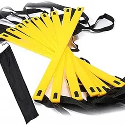 L'AVENIR 4meter Adjustable Agility/Speed Ladder for Football/Training/Speed/Stamina - Yellow-picture-35