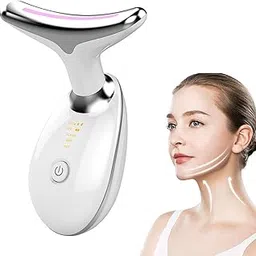 Neck Face Massager, Firming Wrinkle Removal Tool, Vibration Massager with 7 Color Modes for Skin Tightening Face Sculpting-picture-13