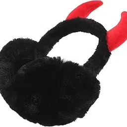 besportble Winter Ear Muffs for Women Foldable Outdoor Ear Warmers with Horn Design Earmuffs for Cold Weather Stylish and Charming Ear Protectors-picture-43
