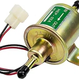 HiQltyla Universal 24V Low Pressure Heavy Duty Gas Diesel Inline Electric Fuel Pump HEP-02A (3-8 PSI) for Motorcycle Carburetor Lawn Mower-picture-16