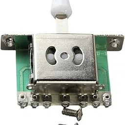 CALANDIS 5 Way Blade Switch W/White Knob for Fender Strat Electric Guitar-image-22