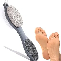 Foot File Foot Care Whetstone, Callus Remover, 4 in 1 Callus File, Includes Foot Brush, Pumice Stone, Foot Rasp and Sandpaper, for Foot Care and Pedicure, for Rough, Dry, Cracked Skin-image-96