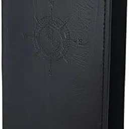 tourtier Passport and Vaccine Card Holder Cover Wallet for Travel Women & Men (Design-2(Black))-picture-52