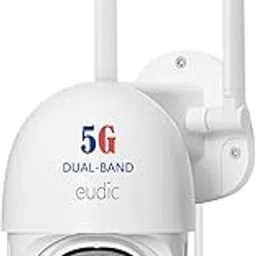 eudic 2K WiFi Surveillance Security Cameras Outdoor, 5G/2.4G WiFi, Security Camera Outdoor Wired with Pan-Tilt 360° View, Night Vision, Motion Detection, Auto Track, 2 Way Audio (1 Pack)-picture-14