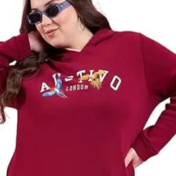 austivo Women Printed Solid Sweatshirt-picture-18