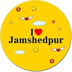 ARTBUG I Love Jamshedpur City/State Decorative Fridge Sticker Magnet, Souvenir for Home, Kitchen, Pefect Gift for Friends, Kids and Relatives-picture-22