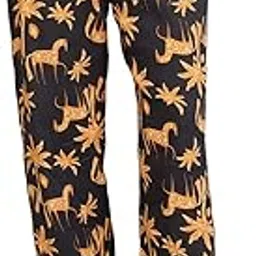 nykd Breezy Rayon Pyjama with Elasticated Waist & Pockets – Relaxed Fit & Contrast Piping – NYS142 CHARCOAL-picture-30