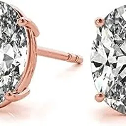 dishis 18KT Yellow/White/Rose Gold and Stud Earrings for Women-picture-13