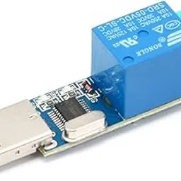 JESSINIE USB Serial Port Control Relay Module Sturdy Durable Lightweight USB Relay Module USB Intelligent Control Switch Overcurrent Protection Intelligent Command Control Switch Intelligent Home-picture-10