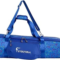 Enakshi (LABEL) Creations Large Yoga Bags Knapsack Yoga Mat Carrier Case for Workout Dancing Women Men BlueSporting Goods|Fitness Running & Yoga|Yoga & Pilates|Mat Carriers & Bags-image-47