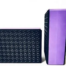 Yoga Store Wala Large Yoga Block - (Blue & Purple, Pack of 2)-picture-32