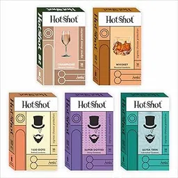 HOTSHOT Condom Container Set - Delay Time 1600 Dots Dotted Pack, Exclusive Flavour Party Condoms, 50 Count-picture-59