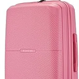 nasher miles Hawaii TSA Lock and Anti-Theft Hard-Sided Spinner Polypropylene Check-in Luggage Pink 24 inch |65cm Trolley Bag | Suitcase-picture-47