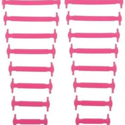 Enakshi® 4x16 Pieces Elastic Silicone Shoelaces No Tie Shoe Laces Pink|Clothing Shoes & Accessories | Clothing Shoes & Accs | Accessories | Shoelaces-image-6
