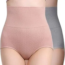 IDOL WATCHES Women's Waist Slimming Panties Shapewear Tummy Control Tucker with Anti Rolling Strip Underwear Shapewear (Pack of 2) .-image-4