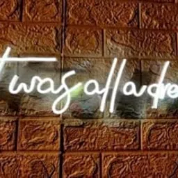 Wall Mitra It Was All a Dream Neon LED Lights Neon Lamp Reusable Adjustable Brightness for Wall Decor Room Decor or Neon Bar Signs Wedding Christmas Party (24X10) White-image-118