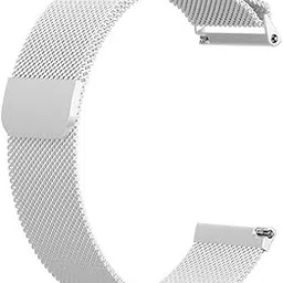 Smart Watch Strap Compatible with Maxima Max Pro X5 Magnetic Chain - Silver-image-69