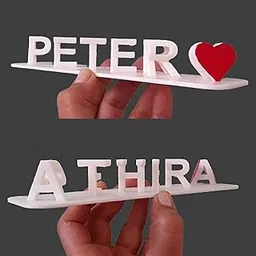 Surji 3D Flip Name | Personalized for Husband and Wife Couple Name (Upto 7 Characters)-picture-23