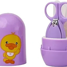 CANTIK Baby, Infant and Toddler Grooming Kit with Scissors - The Best Unique Baby Shower Gift for Girls and Boys (Lilac)-picture-18